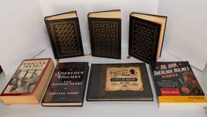 lot 15 image: Sherlock Holmes Book Collection - Complete Sherlock Holmes Trilogy Set Leather Collectors Edition