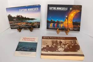 lot 20 image: Set of Four Minnesota-Themed Books  Local History & Photography