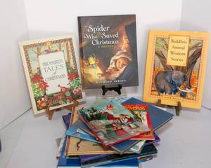 lot 40 image: 15 Hardcover Relgious Childrens Books