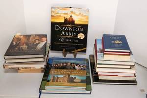 lot 44 image: Large Collection of Downton Abbey Books  History, Behind-the-Scenes, & More