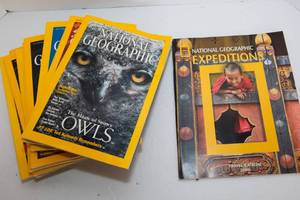 lot 60 image: National Geographic Magazine 2002-2003, National Geographic Expeditions 2008
