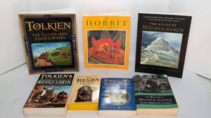 lot 150 image: Middle-earth Book Collection  Illustrated Guides, Encyclopedias & Tolkien Lore
