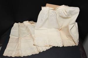 lot 77 image: Set of Two Vintage Cotton Slips