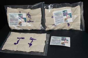 lot 106 image: Set of Three Lavendar Scented Pillow Inserts