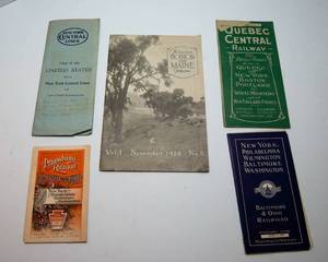 lot 119 image: Antique Railway Information & Ephemera Lot  19031927