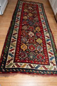 lot 114 image: Wool Rug Runner - 42 x 103