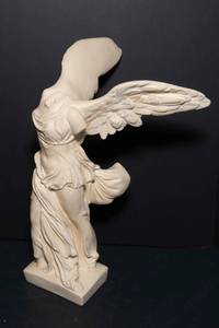 lot 144 image: Winged Nike of Samothrace Greek Statue  Resin Reproduction