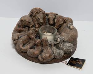 lot 169 image: Ark Animals Candle by Windstone Editions