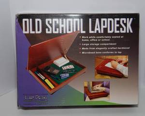 lot 187 image: Old School Lapdesk  New in Box