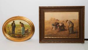 lot 224 image: Set of Two Vintage Farming Art Prints