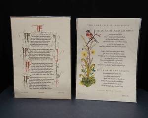 lot 235 image: Poetry Art Prints