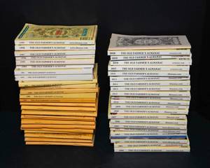 lot 240 image: Complete Collection of Farmers Almanac  Every Copy from 1975 to 2020