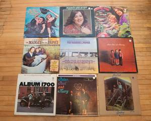 lot 294 image: Set of Nine Vintage 1960s LP Vinyl Albums
