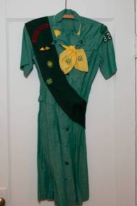 lot 341 image: Vintage Girl Scout Dress