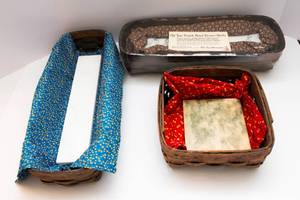 lot 353 image: Old-Time French Bread Warmers  Set of Three (One Brand New)