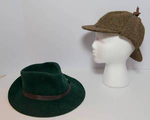 lot 359 image: Set of Two Wool Hats  Effanem & Christopher Connell