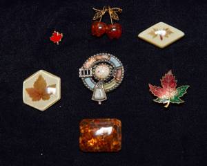 lot 278 image: Nature Themed Brooches