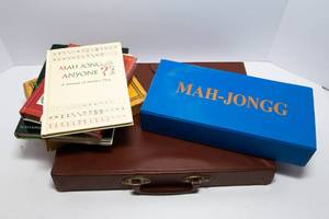 lot 428 image: Mahjong Game Collection with Instructional Books  Includes Two Traditional Sets and Card Game