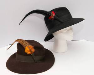 lot 444 image: Set of Two Bierner & Son Wool Hats