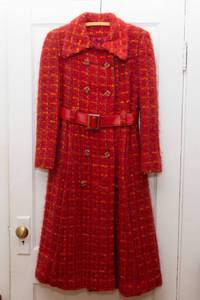 lot 441 image: Vintage Wilsons Red Wool Coat  XSSmall