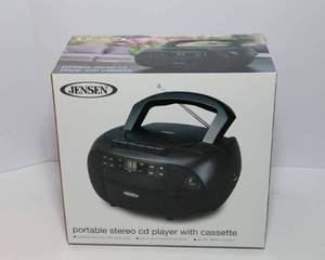 lot 125 image: Jensen Portable CD Player with Cassette and Radio  Brand New in Box #2