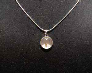 lot 450 image: Sterling Silver Mustard Seed Necklace