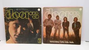 lot 468 image: Set of Two The Doors Vintage LP Vinyl Albums  The Doors & Waiting for the Sun