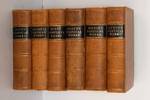 Set of Antique Poetical Works – Moore (1876), Byron (1878), Scott, Milton (1879), Pope (1879), Burns (1876) Matching Leather Covers with Marbled Page Edges – Published by Lee, Shepard & Dillingham