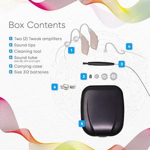 lot 2-H2025 image: Tweak Digital Hearing Aid Amplifier Personal Sound Amplification