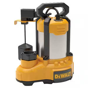 DEWALT 1 hp. Stainless Steel/Cast Iron Submersible Sump Pump