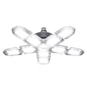 lot 26-H2025 image: BEYOND BRIGHT 60-Watt Ultra Bright LED Light Bulb 6500K with 10 Adjustable Light Panels