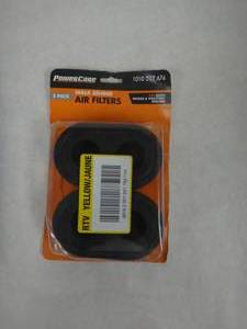 lot 49-H2025 image: Powercare 2-PK Air Filter for Briggs and Stratton Engines, Replaces OEM Numbers 5432, 593260, 798452