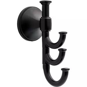lot 77-H2025 image: Delta Accolade Expandable Multi-Purpose Towel Hook Bath Hardware Accessory in Matte Black