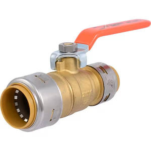 lot 92-H2025 image: SharkBite Max 34 in. Brass Push-to-Connect Ball Valve