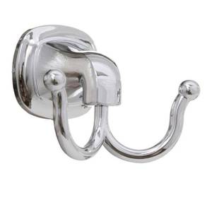 lot 96-H2025 image: ARISTA Belding Collection Double Robe Hook in Chrome