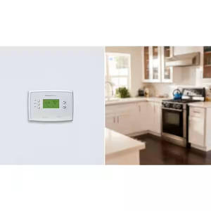 lot 98-H2025 image: Honeywell Home 5-2 Day Programmable Thermostat with Digital Backlit Display