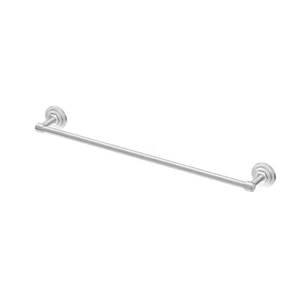 lot 99-H2025 image: Gatco Lizzie 24 in. Wall Mounted Towel Bar in Brushed Nickel