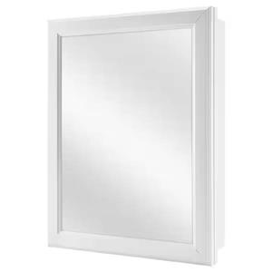 lot 108-H2025 image: Glacier Bay 15.1 in. W x 19.2 in. H Rectangular Wood Composite Medicine Cabinet with Mirror