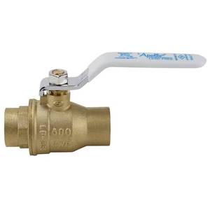 lot 109-H2025 image: Apollo 34 in. Lead Free Brass SWT x SWT Ball Valve