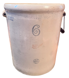 lot 22 image: 6 Gallon Redwing Crock