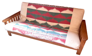 lot 8 image: Mission, Western Style Futon Couch - Lotz USA Brand