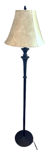 lot 106 image: 58 Floor Lamp with Black Metal Base