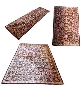 lot 104 image: Three Coordinating Safavieh Area Rugs