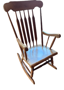 lot 86 image: Simple Solid Rocking Chair