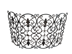 lot 30 image: 3 Panel Metal Fireplace Screen