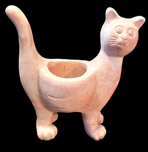 lot 23 image: Terracotta Cat Planter