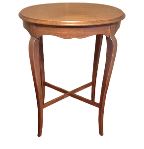 lot 50 image: Antique Oak Oval Accent Table