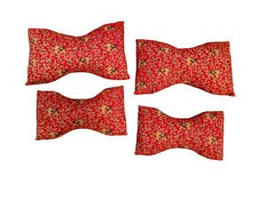 lot 52 image: Bone Shaped Accent Pillows Made with Elephants Walk Rib Cord Upholstery Fabric
