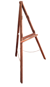 lot 44 image: Rustic Oak 60 Wood Easel