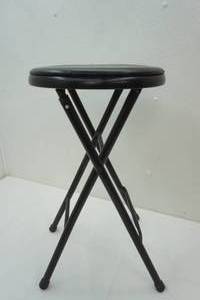 lot 2 image: Padded Stool 24 tall